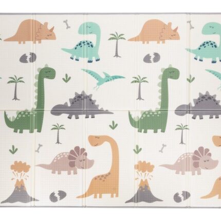 FreeON Преклопна двострана подлога за играње Magic Dino, 200 x 150 cm