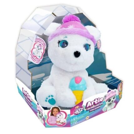IMC Toys Интерактивно плишано поларно мече Artie со додатоци – слика 2