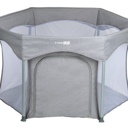 FreeON Шестоаголна ограда за играње Hexagon Quick Folding, сива