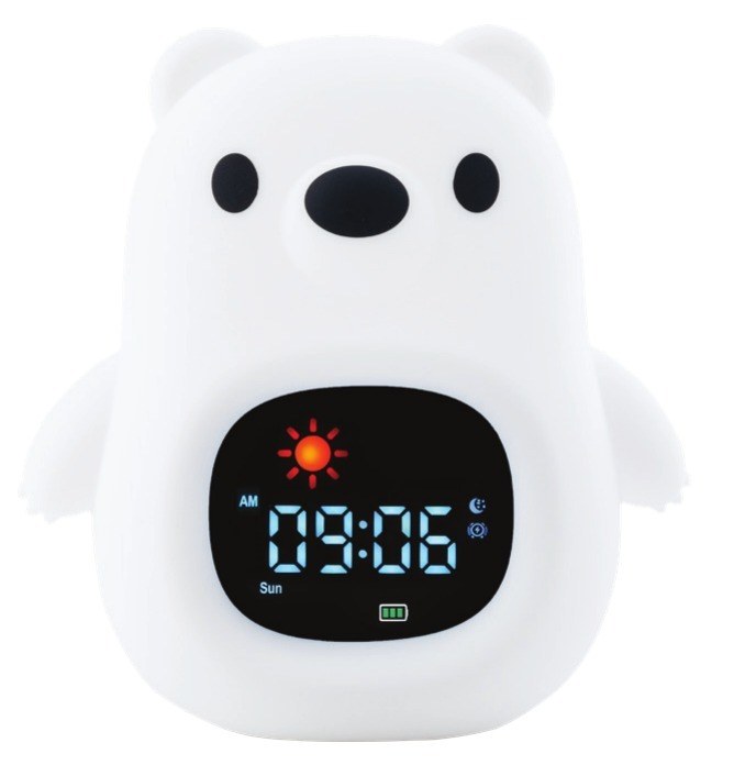 FreeON Llambë nate silikoni ariush me orë dixhitale dhe alarm FreeON Llambë nate silikoni ariush me orë dixhitale dhe alarm