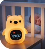 FreeON Llambë nate silikoni ariush me orë dixhitale dhe alarm – foto 2