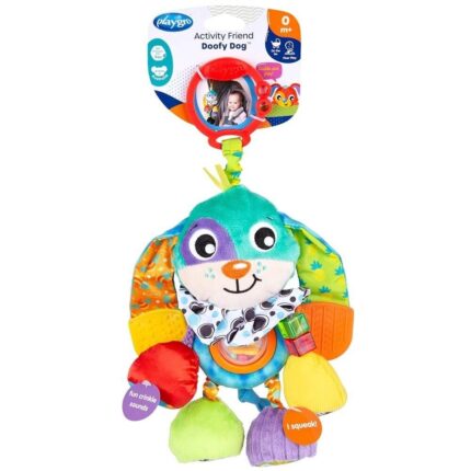Playgro Lodër aktivitetesh për karrocë Doofy Dog, këlysh me kapëse