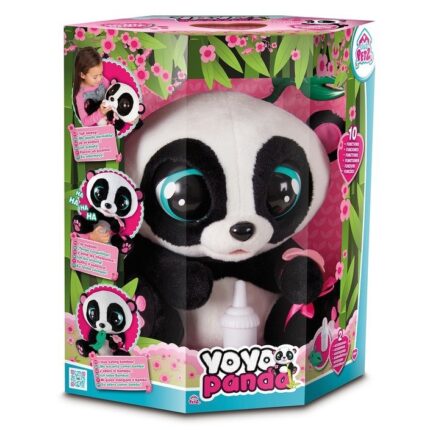 IMC Toys Club Petz Интерактивна плишана панда YoYo со шишенце – слика 2