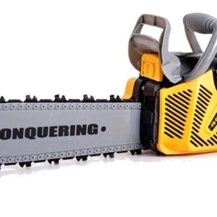 Детска моторна пила Power Tools со звук и светло, жолто-сива