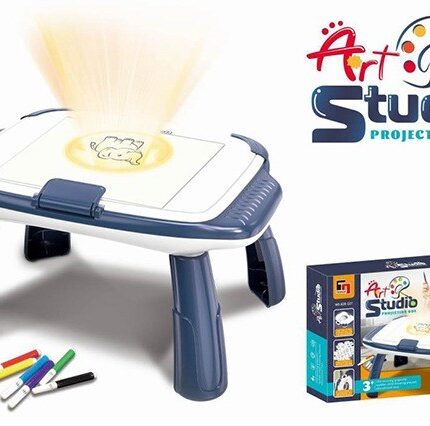 Масичка за цртање со проектор Art Studio Projection Box и маркери