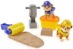 Paw Patrol Rubble & Crew Build-It set with figures and kinetic sand