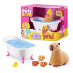 ZURU Pets Alive Мама капибара со бебиња изненадување и када