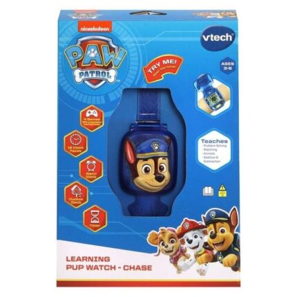 VTech Интерактивен часовник PAW Patrol Chase со игри, син