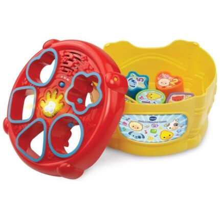 VTech Baby Музички тапан со сортер на форми Sort & Discover Drum