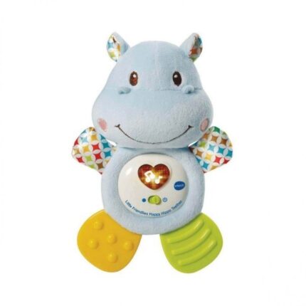 VTech Baby Плишано нилско коњче со гризалки Happy Hippo, со музика