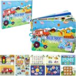 Едукативна книга Busy Book Сообраќај со лепливи елементи