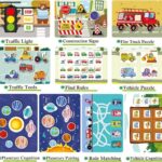 Едукативна книга Busy Book Сообраќај со лепливи елементи – слика 2