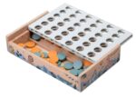 Free2Play Дрвена игра „4 во ред“ Safari, 25 x 15,5 x 15,7 cm – слика 2