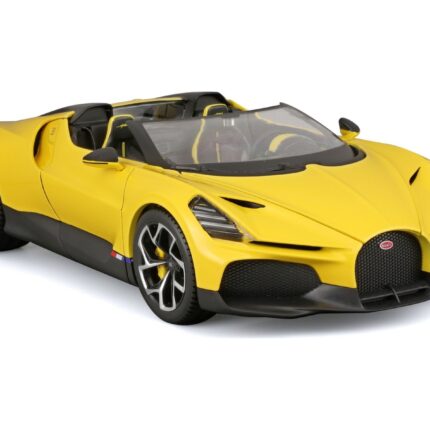 Bburago Bugatti W16 Mistral метален модел 1:18, жолт