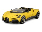 Bburago Bugatti W16 Mistral метален модел 1:18, жолт – слика 2