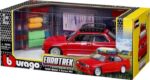 Bburago Eurotrek BMW M3 (E30) 1988 метален модел 1:24 со багаж, црвен – слика 5