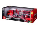 Bburago Ferrari Race & Play камион транспортер Racing Hauler со автомобил 1:43 – слика 2