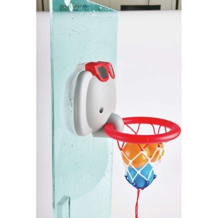 Hape Играчка за бањање кош за кошарка Elephant Pal, 4 топчиња – слика 2