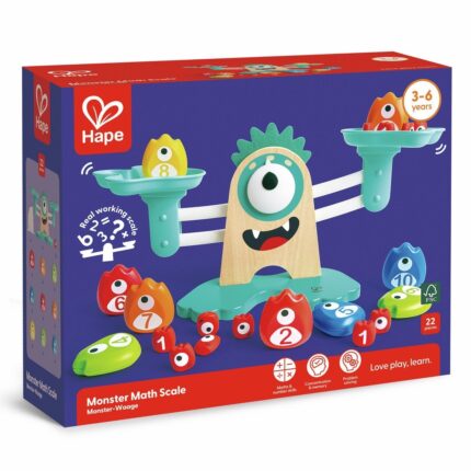 Hape Вага за учење математика Monster Math Scale, 22 дела – слика 2