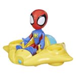 Marvel Spidey and His Amazing Friends чамче што прска вода со фигура Спајди