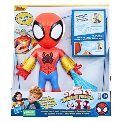 Marvel Spidey and His Amazing Friends фигура Спајди со светла и звуци, 25 cm – слика 2
