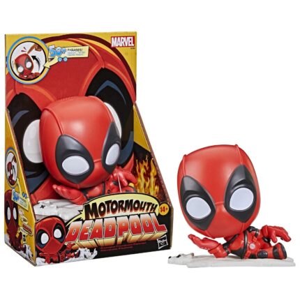 Hasbro Marvel Интерактивна фигура Motormouth Deadpool што зборува, 12 cm – слика 2
