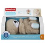 Fisher Price Плишана смирувачка видра Soothe 'n Snuggle, сива – слика 2
