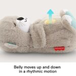Fisher Price Плишана смирувачка видра Soothe 'n Snuggle, сива – слика 3