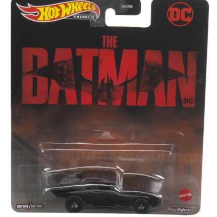 Hot Wheels Premium Бетмобил од филмот The Batman, 1:64, црн – слика 2