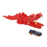 Hot Wheels City Nemesis launcher with car, assorted (T-Rex or shark) – image 3