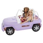 Barbie Подарок сет со 2 кукли, џип и глисер што плови – слика 3