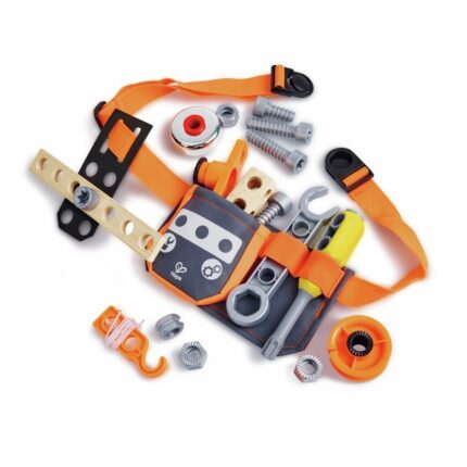 Hape Rrip me vegla Junior Inventor Scientific Tool Belt, 19 pjesë