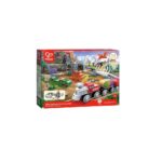 Hape Дрвен сет со пруга Dino Railway Adventure, 61 дел – слика 5
