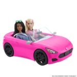 Barbie Спортски кабриолет за кукли, розов, собира 2 кукли – слика 2