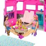 Barbie Камп-возило Dream Camper, лизгалка 76 cm и 60+ додатоци – слика 4