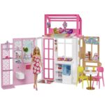 Barbie Vacation house with doll and puppy, on 2 levels