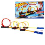 Hot Wheels Action Патека Multi-Loop Raceoff со лупинзи и 2 лансери