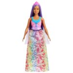 Barbie Кралска кукла Dreamtopia, виолетова коса, 31 cm