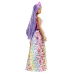 Barbie Кралска кукла Dreamtopia, виолетова коса, 31 cm – слика 4