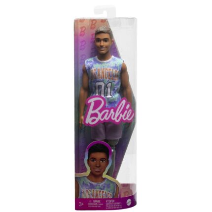 Barbie Кукла Ken Fashionistas со протеза, tie-dye дрес – слика 2