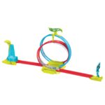 Hot Wheels Патека Neon Speeders Laser Stunt Slamway со двоен лупинг