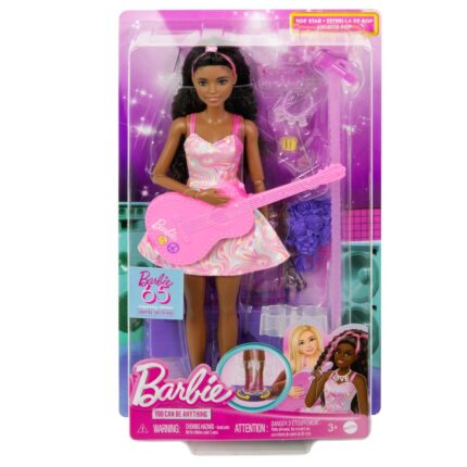 Barbie Кукла поп ѕвезда со гитара и сцена, 10 додатоци – слика 2