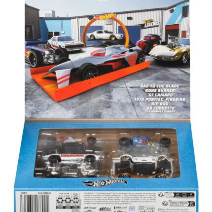 Hot Wheels Сет 6 метални автомобилчиња HW Legends, 1:64