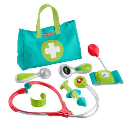 Fisher Price Докторски сет со медицинска торба, 7 дела