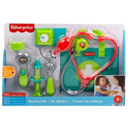 Fisher Price Докторски сет со медицинска торба, 7 дела – слика 2