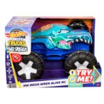Hot Wheels Kamion monster me telekomandë Mega-Wrex Alive 1:15, drita dhe tinguj – foto 2