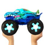 Hot Wheels Kamion monster me telekomandë Mega-Wrex Alive 1:15, drita dhe tinguj – foto 3