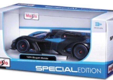 Maisto Bugatti Bolide метален модел 1:24, црно-син – слика 2