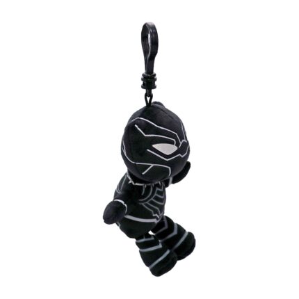 Ty Marvel плишан приврзок Црниот Пантер со клипс, 8,5 cm – слика 2