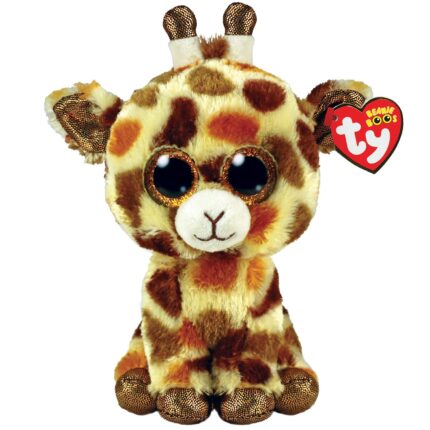 Ty Beanie Boos плишана жирафа Stilts со дамки, 15 cm